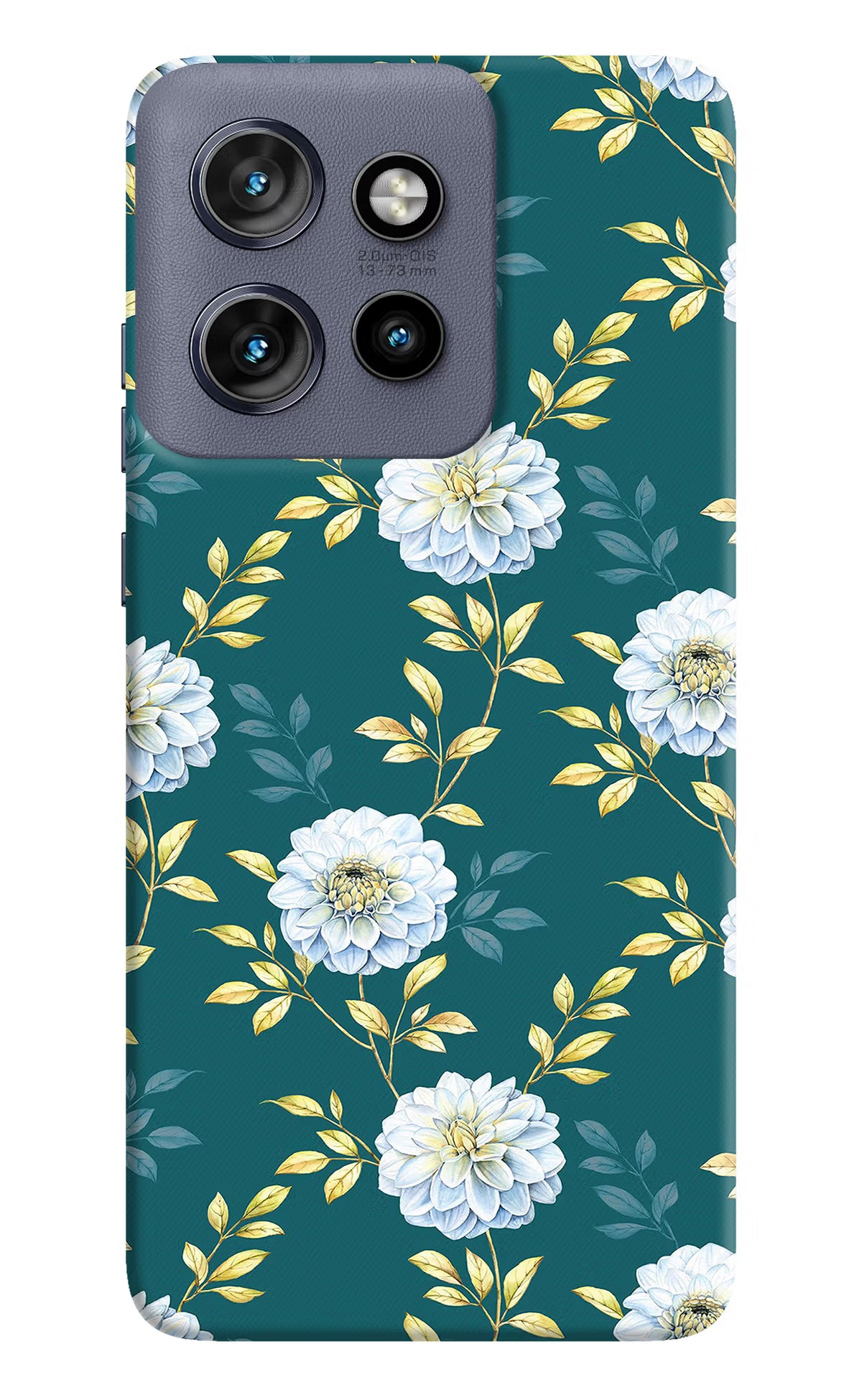 Flowers Moto Edge 50 Neo Hard Case Back Cover by Casekaro