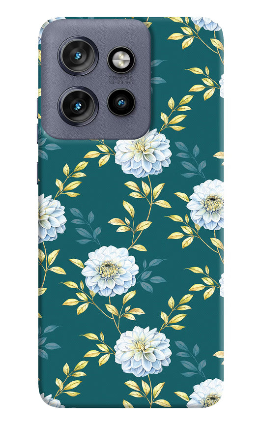 Flowers Moto Edge 50 Neo Hard Case Back Cover by Casekaro