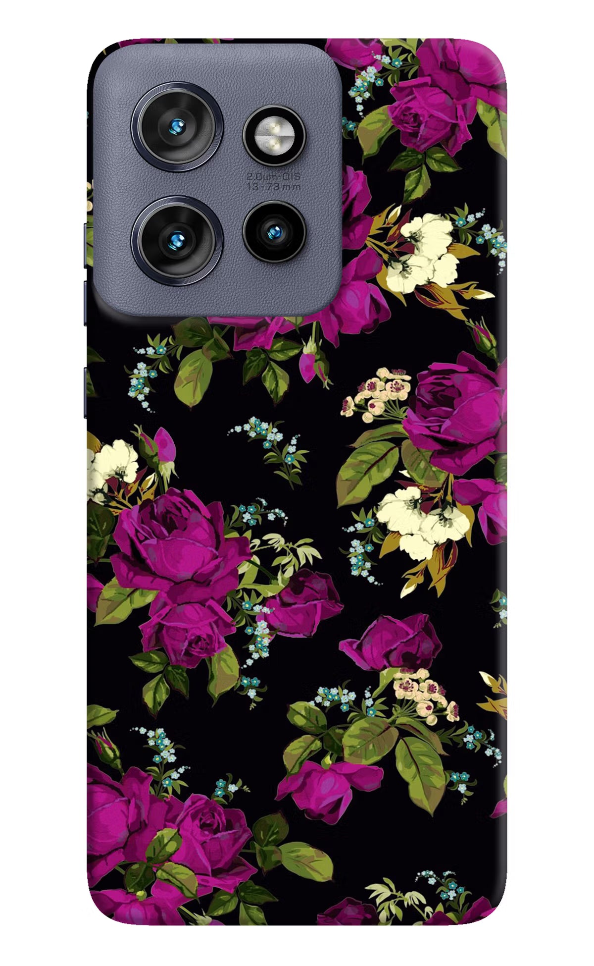 Flowers Moto Edge 50 Neo Hard Case Back Cover by Casekaro