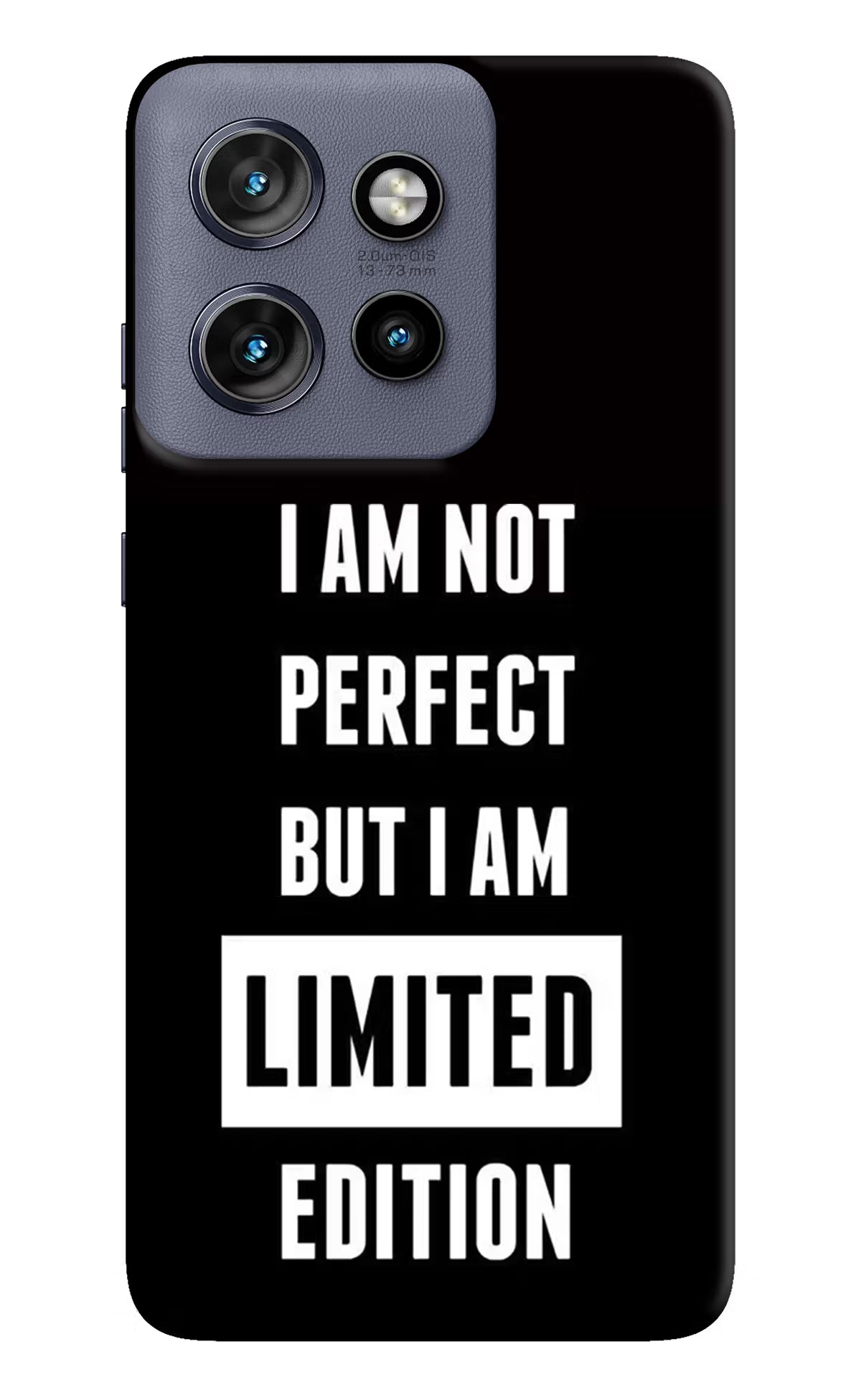 I Am Not Perfect But I Am Limited Edition Moto Edge 50 Neo Hard Case Back Cover by Casekaro