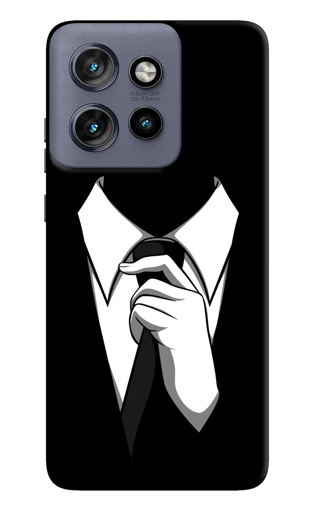 Black Tie Moto Edge 50 Neo Hard Case Back Cover by Casekaro