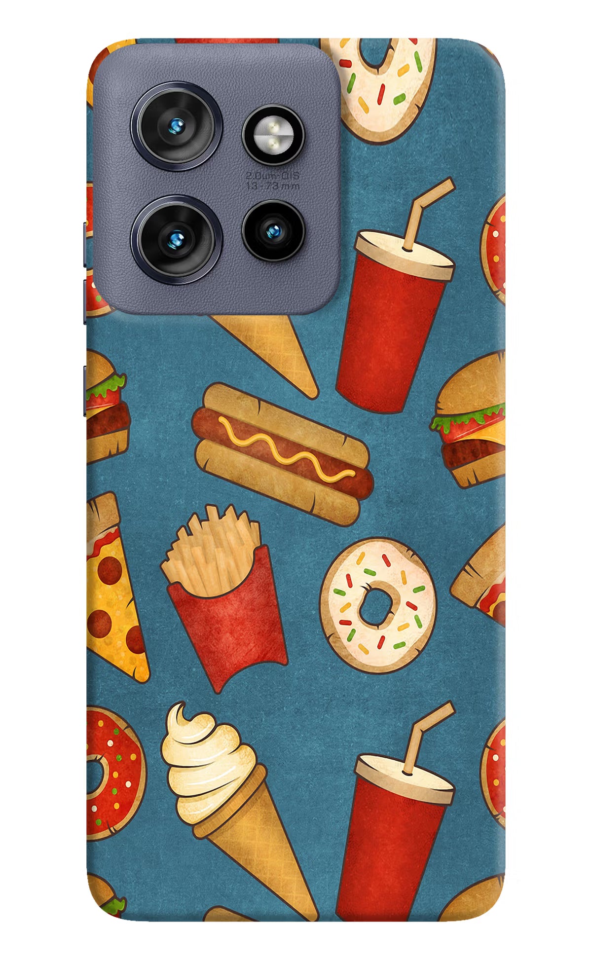 Foodie Moto Edge 50 Neo Hard Case Back Cover by Casekaro