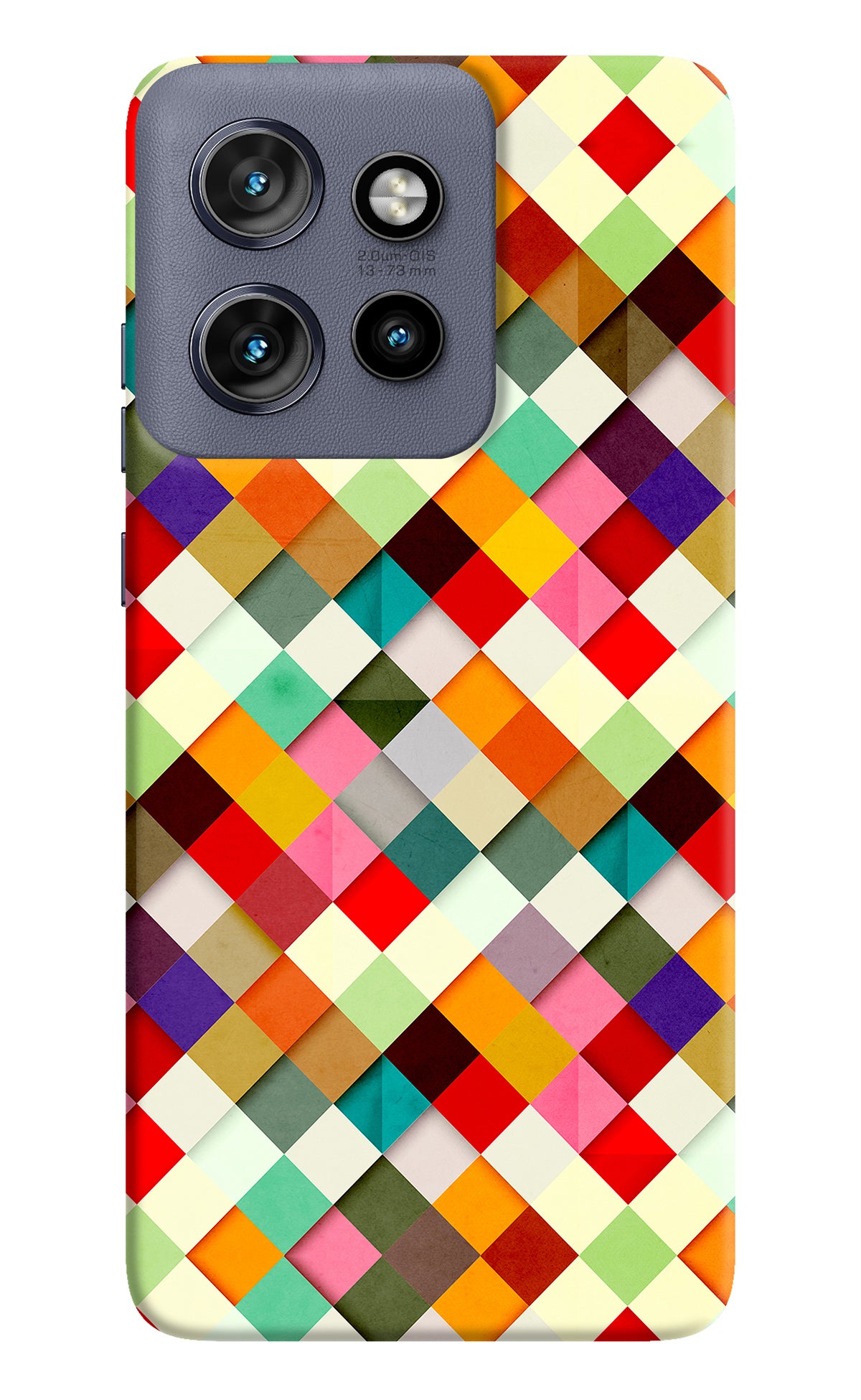 Geometric Abstract Colorful Moto Edge 50 Neo Back Cover