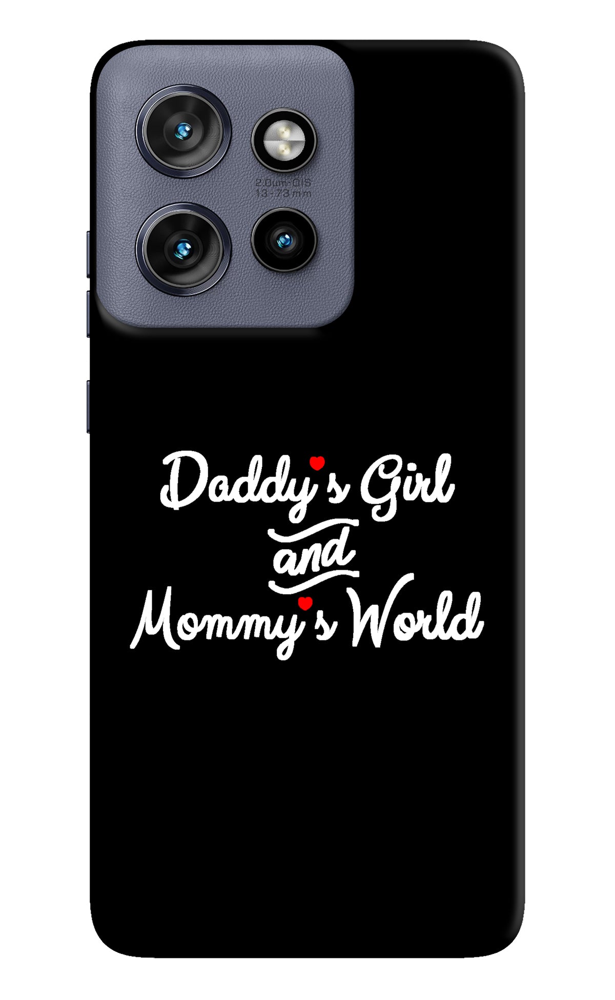 Daddy's Girl and Mommy's World Moto Edge 50 Neo Back Cover