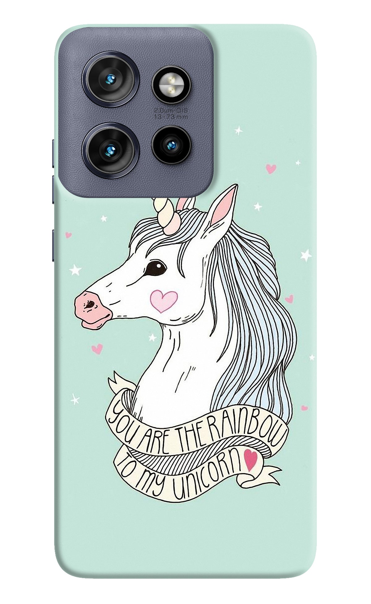 Unicorn Wallpaper Moto Edge 50 Neo Back Cover