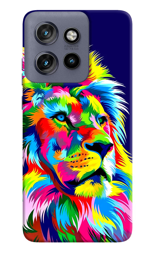 Vector Art Lion Moto Edge 50 Neo Hard Case Back Cover by Casekaro
