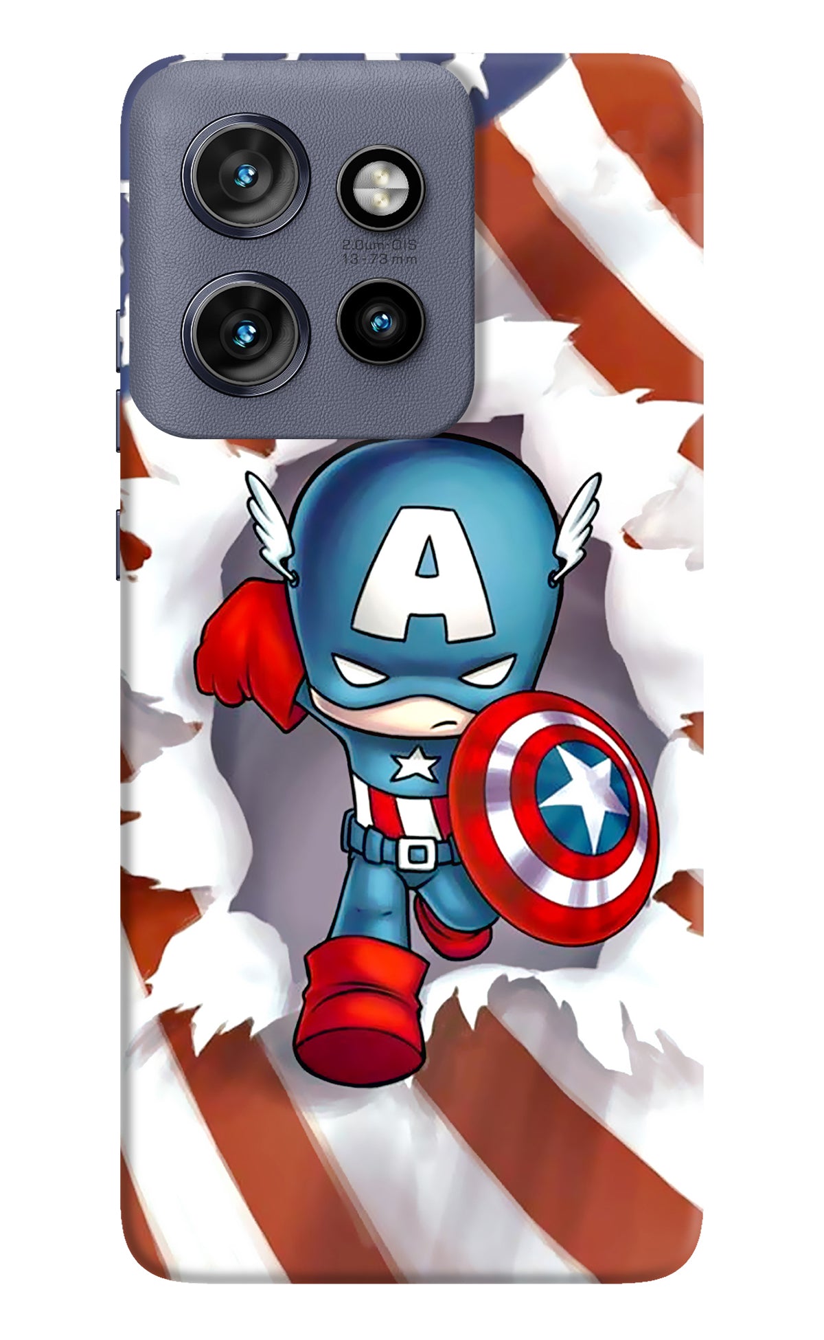 Captain America Moto Edge 50 Neo Back Cover