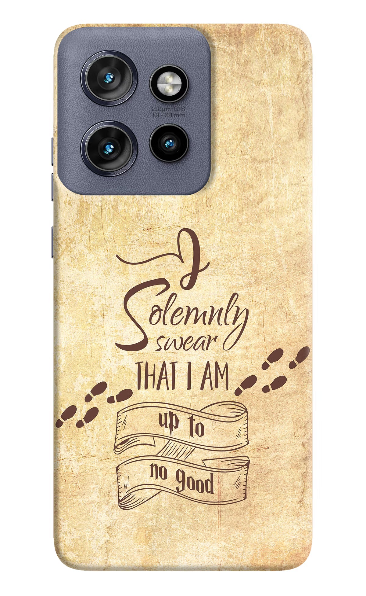 I Solemnly swear that i up to no good Moto Edge 50 Neo Hard Case Back Cover by Casekaro