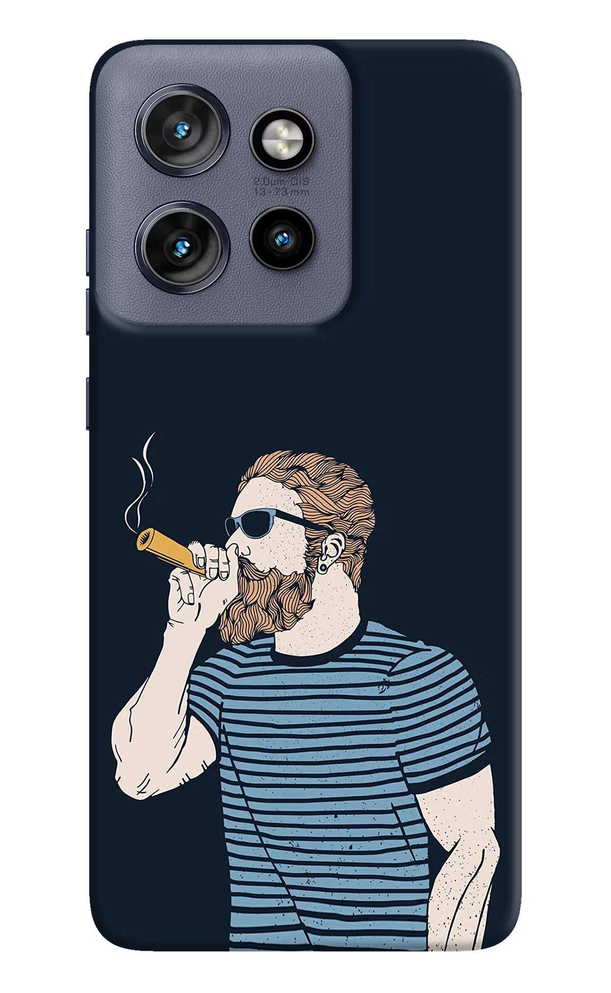 Smoking Moto Edge 50 Neo Hard Case Back Cover by Casekaro