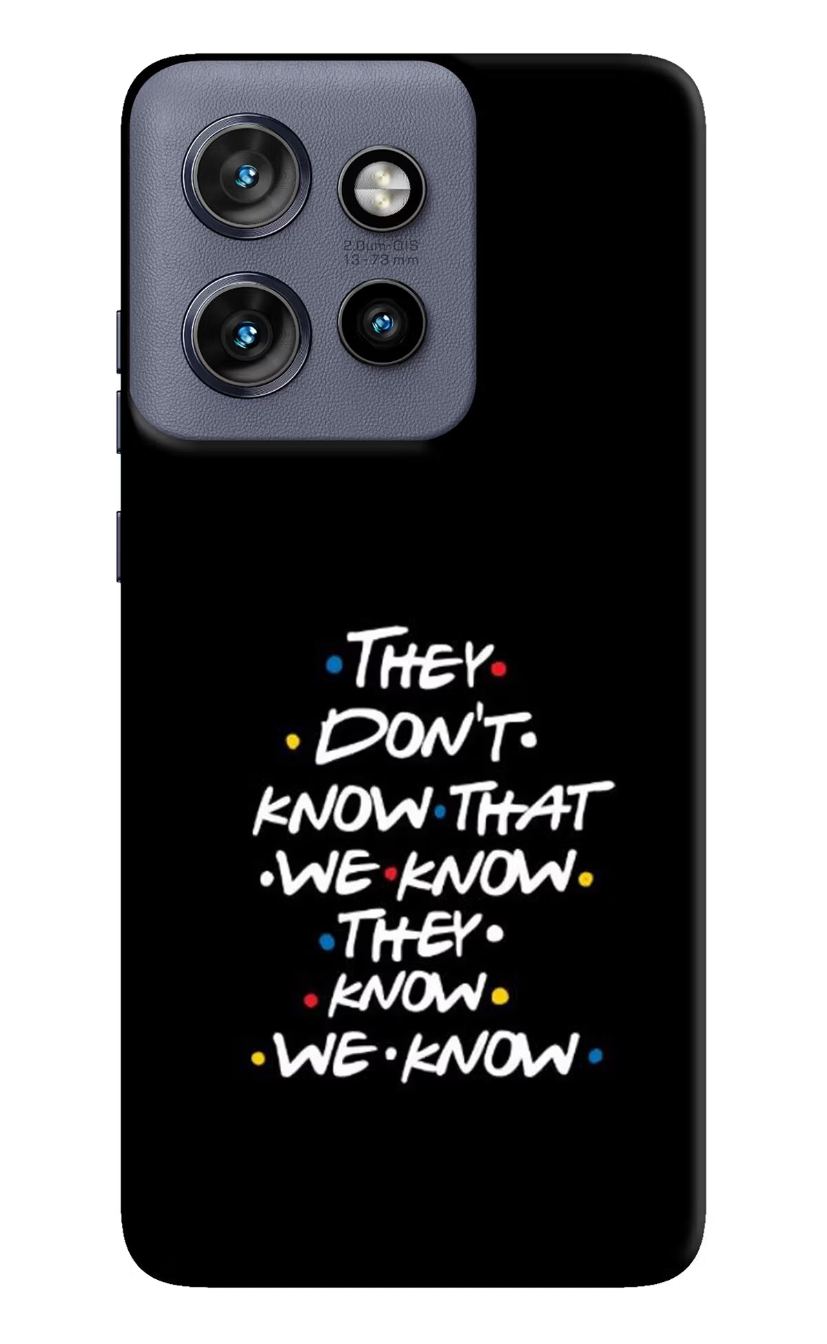 FRIENDS Dialogue Moto Edge 50 Neo Hard Case Back Cover by Casekaro