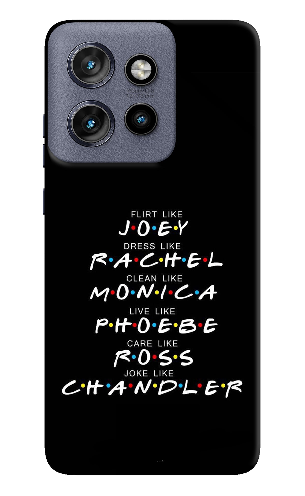 FRIENDS Character Moto Edge 50 Neo Back Cover