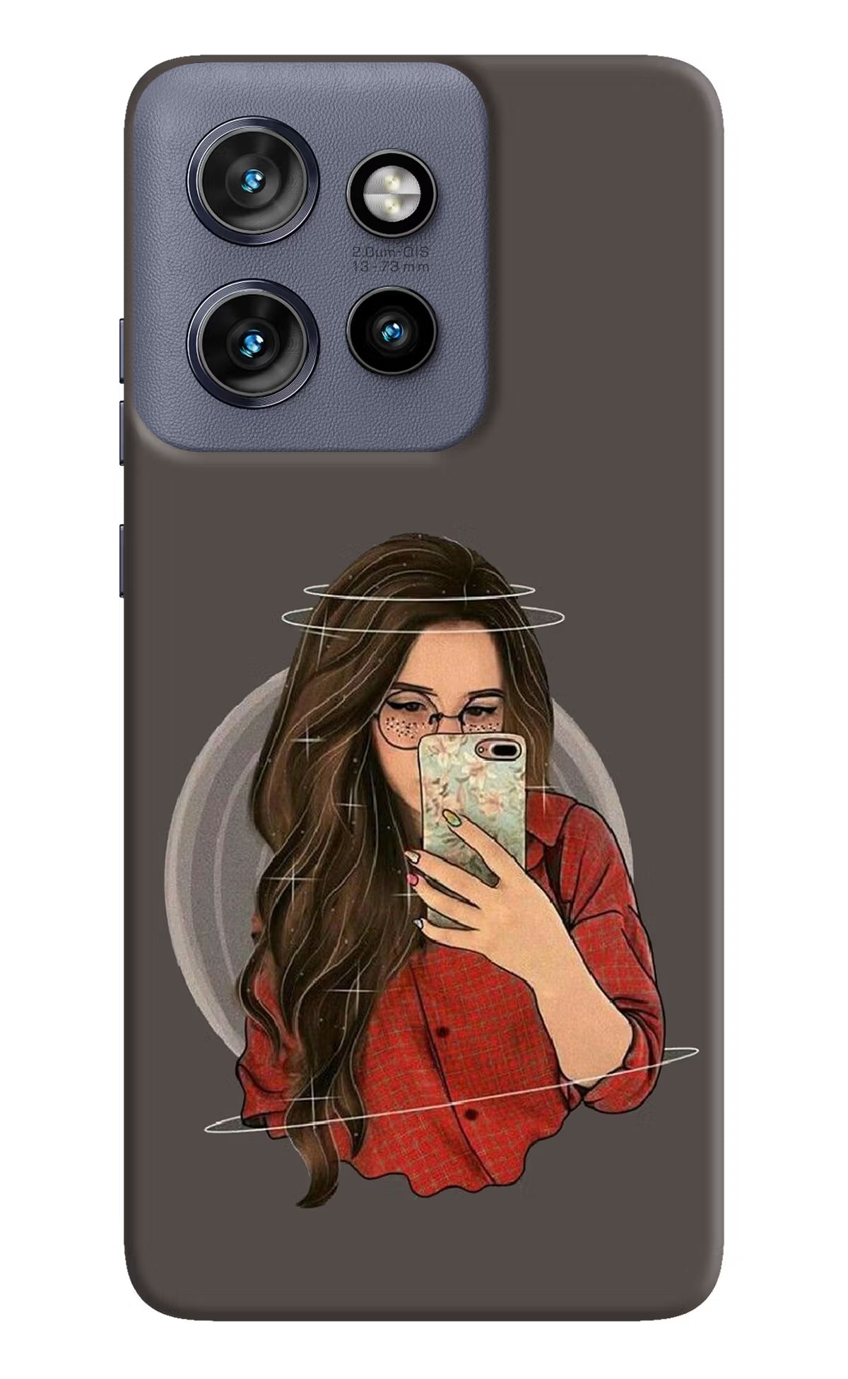 Selfie Queen Moto Edge 50 Neo Hard Case Back Cover by Casekaro
