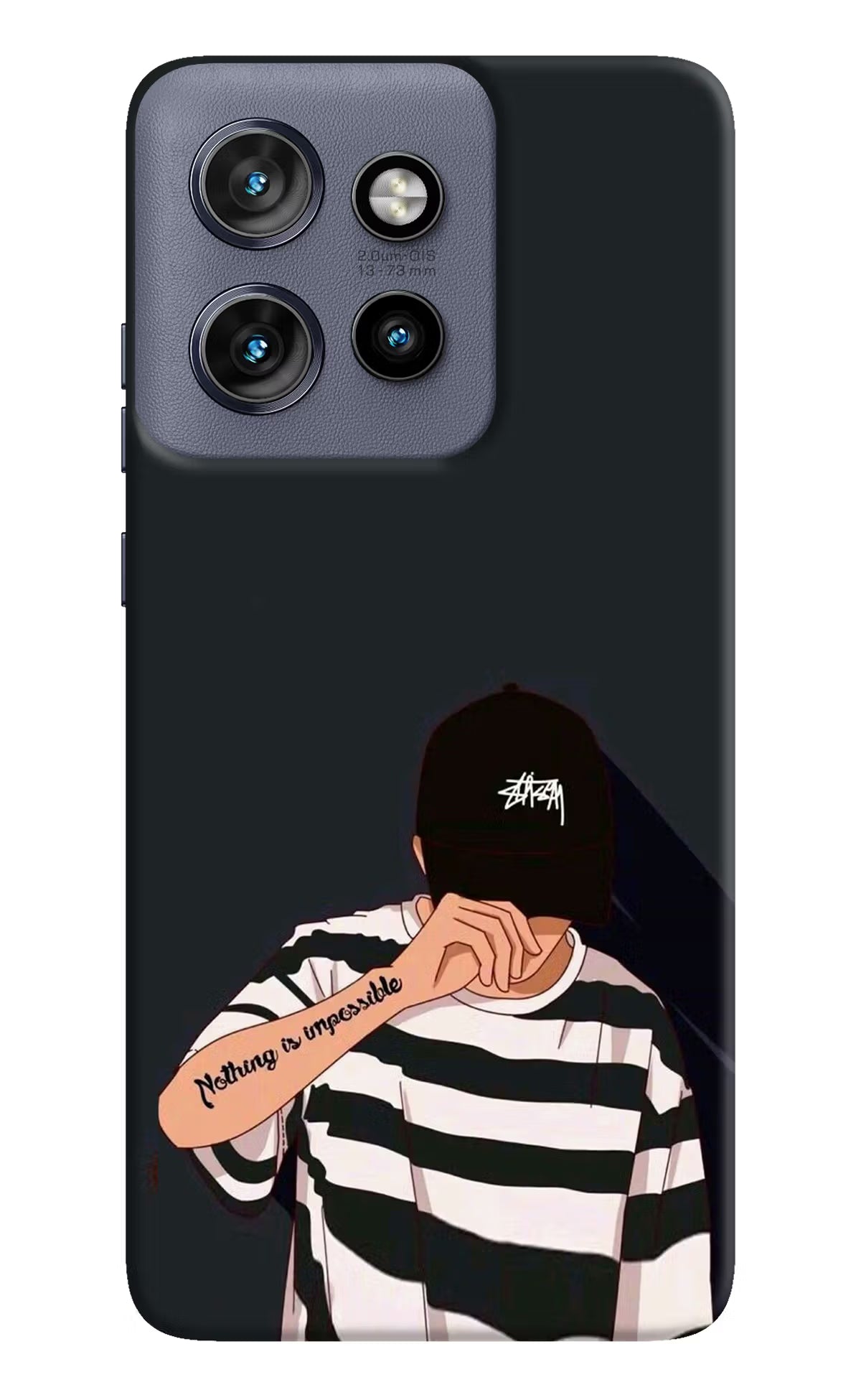Aesthetic Boy Moto Edge 50 Neo Hard Case Back Cover by Casekaro