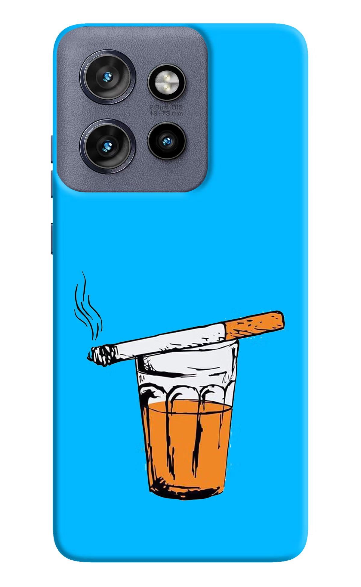 Chai Sutta Moto Edge 50 Neo Hard Case Back Cover by Casekaro