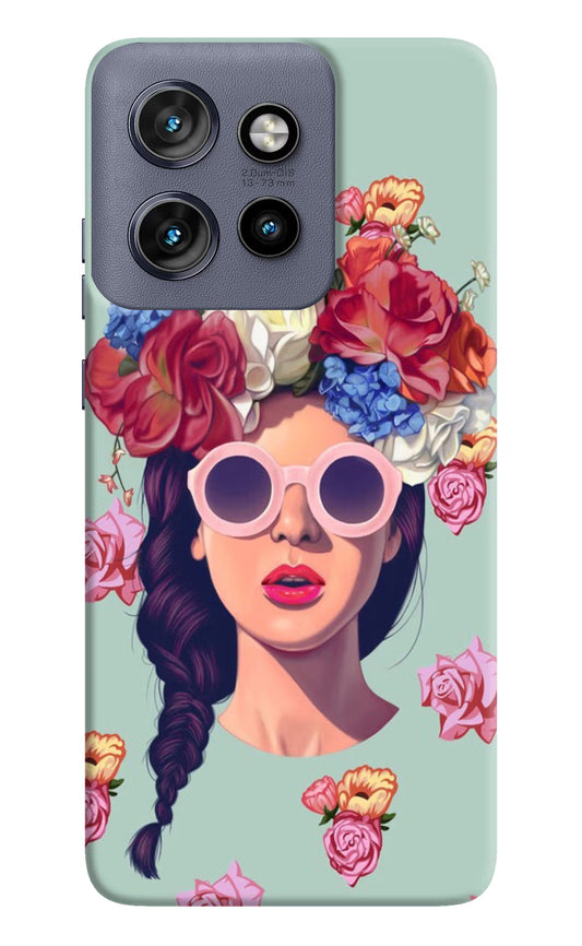 Pretty Girl Moto Edge 50 Neo Hard Case Back Cover by Casekaro