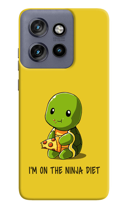 I'm on Ninja Diet Moto Edge 50 Neo Hard Case Back Cover by Casekaro