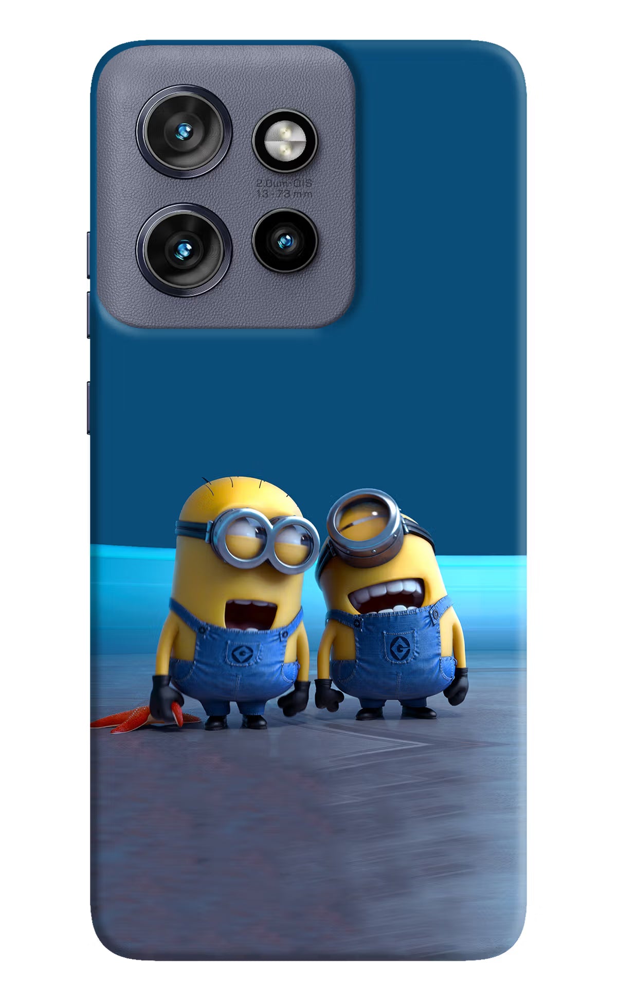 Minion Laughing Moto Edge 50 Neo Hard Case Back Cover by Casekaro