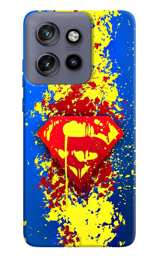 Superman logo Moto Edge 50 Neo Hard Case Back Cover by Casekaro