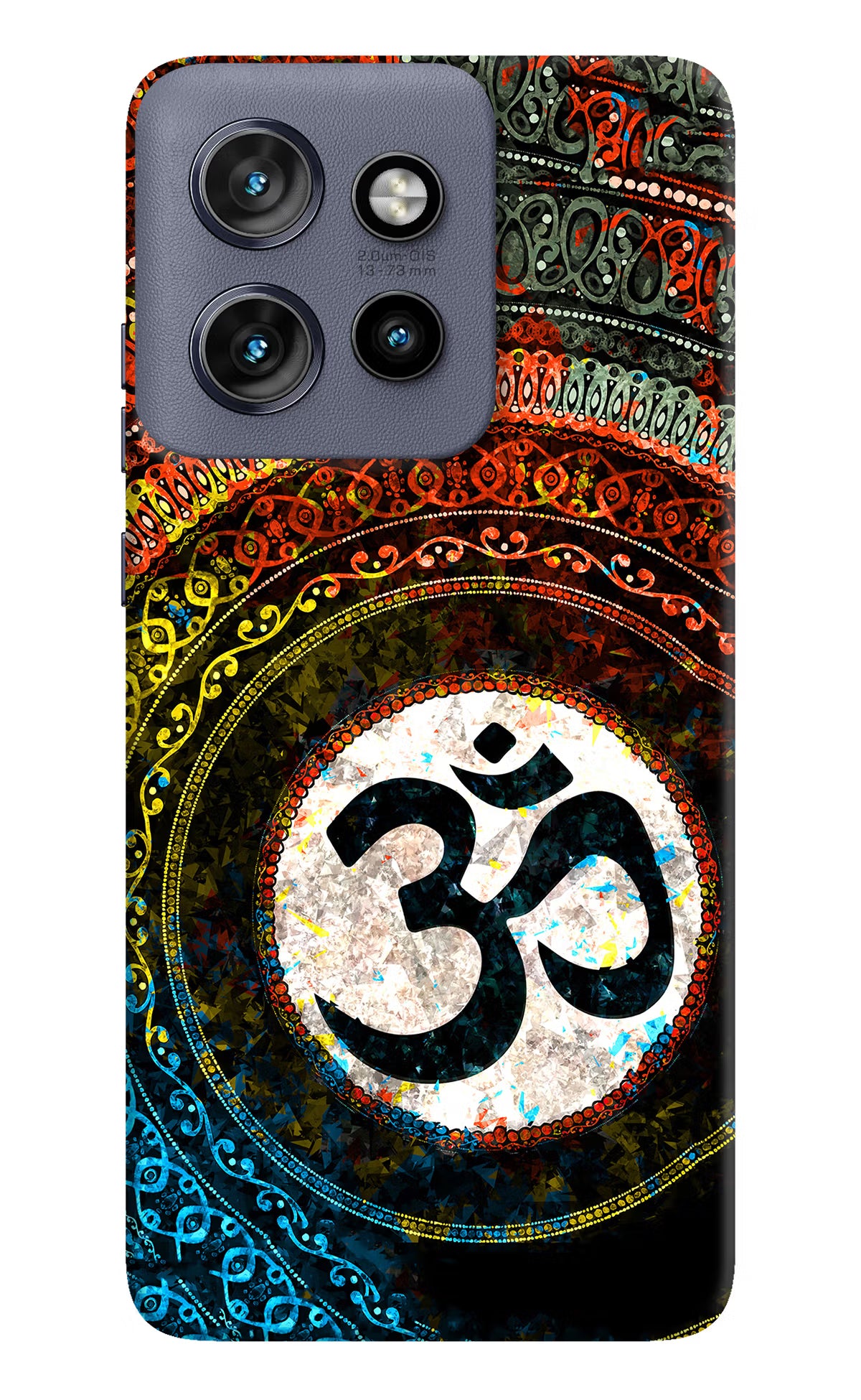 Om Cultural Moto Edge 50 Neo Hard Case Back Cover by Casekaro