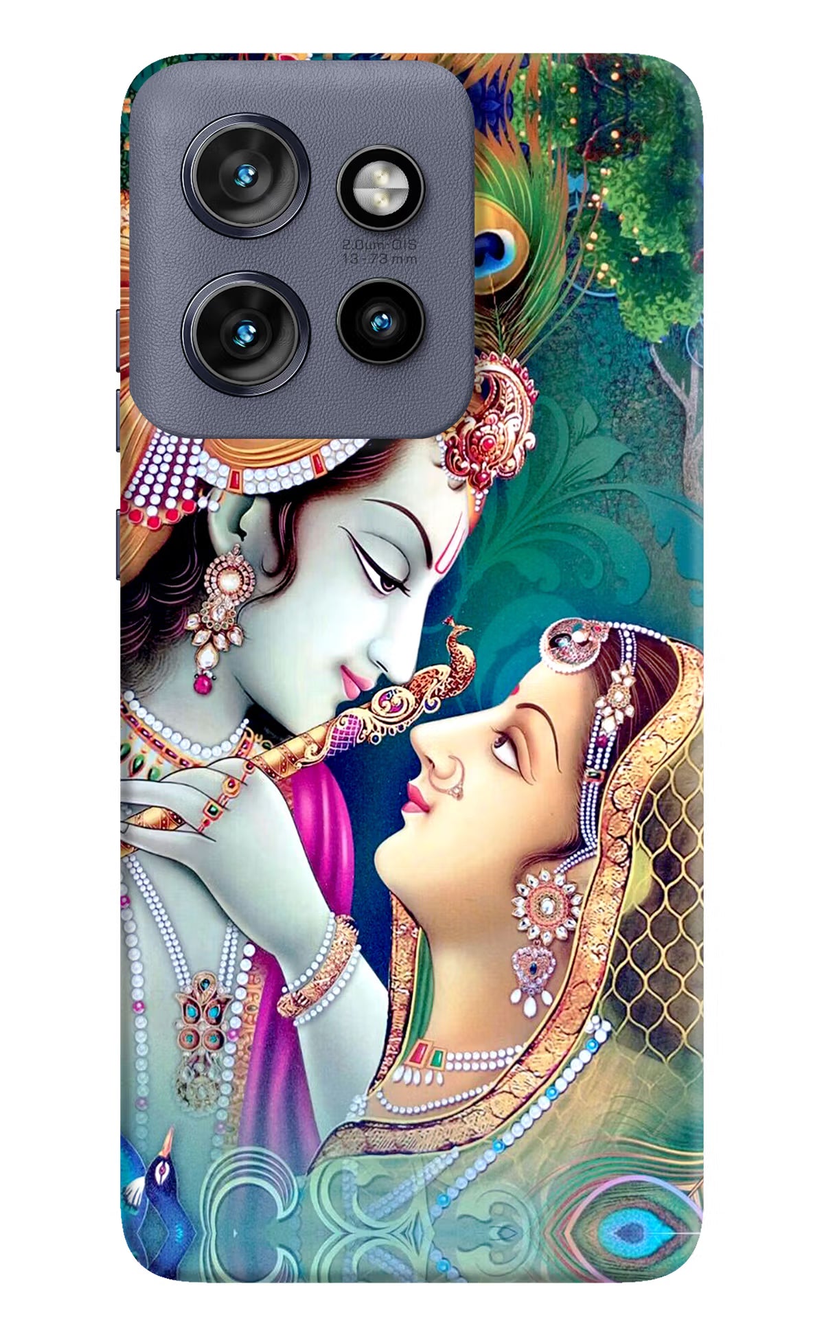 Lord Radha Krishna Moto Edge 50 Neo Hard Case Back Cover by Casekaro