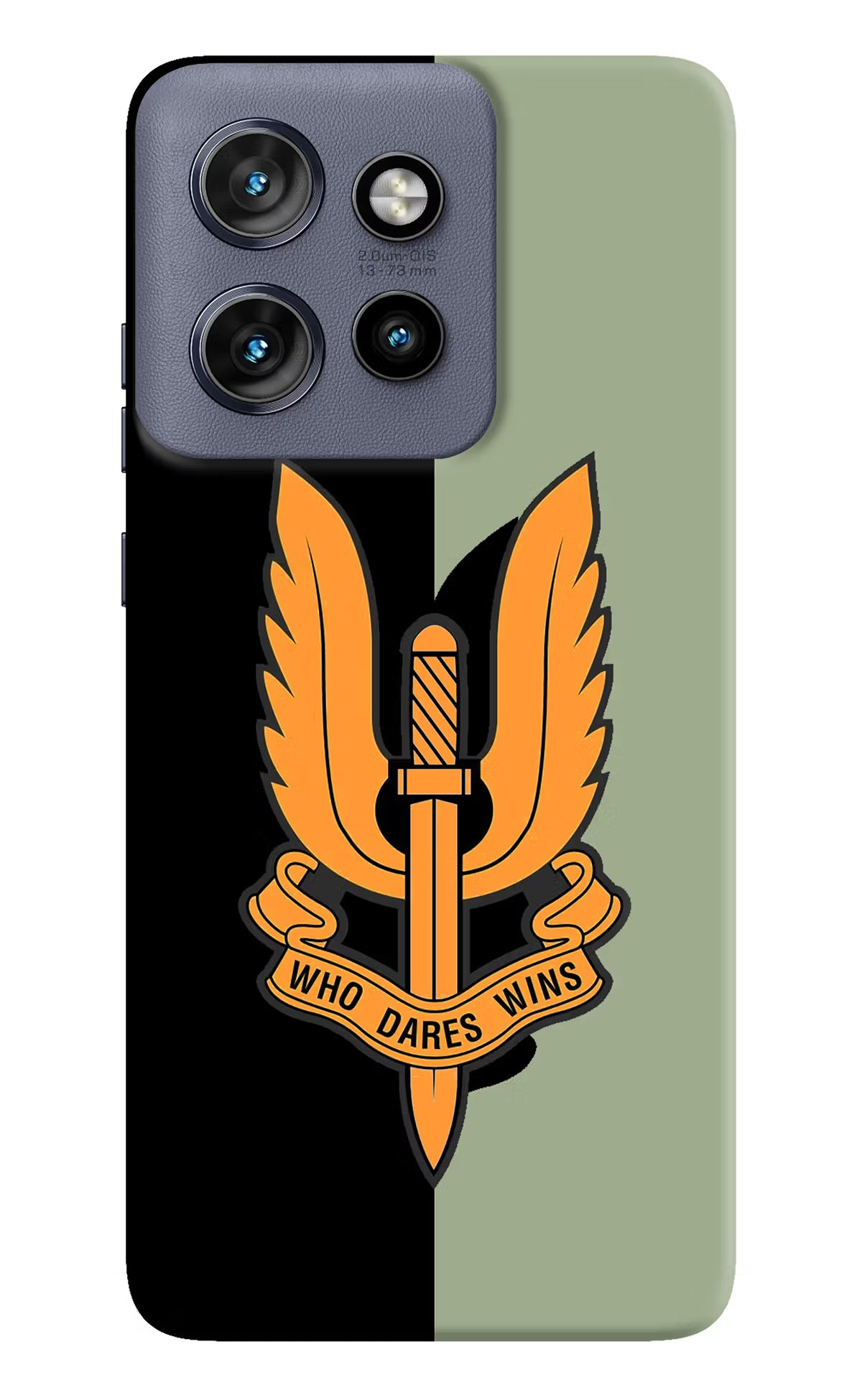 Balidan Logo Moto Edge 50 Neo Hard Case Back Cover by Casekaro