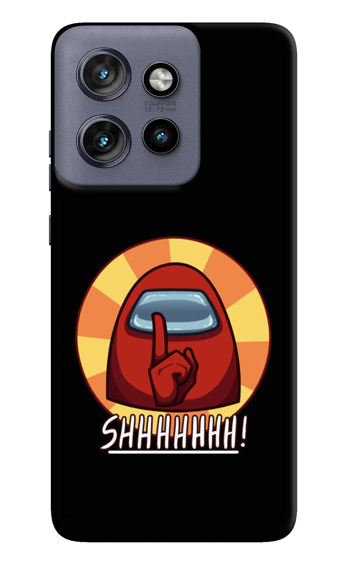 Among Us Shhh! Moto Edge 50 Neo Hard Case Back Cover by Casekaro