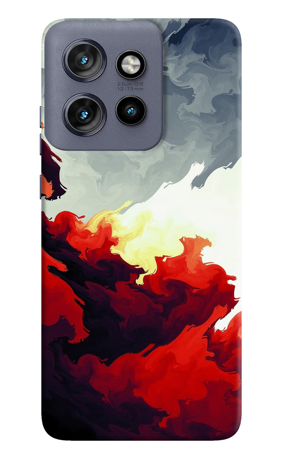 Fire Cloud Moto Edge 50 Neo Back Cover, Hard case