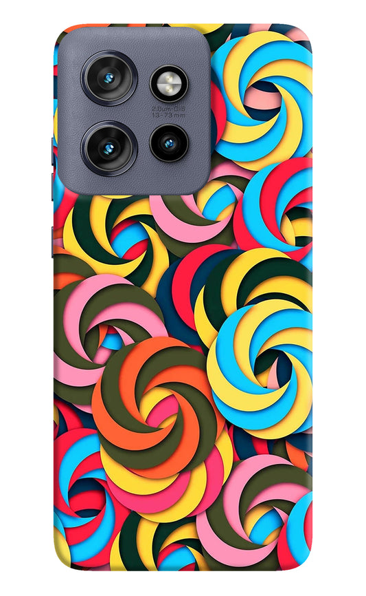 Spiral Pattern Moto Edge 50 Neo Back Cover