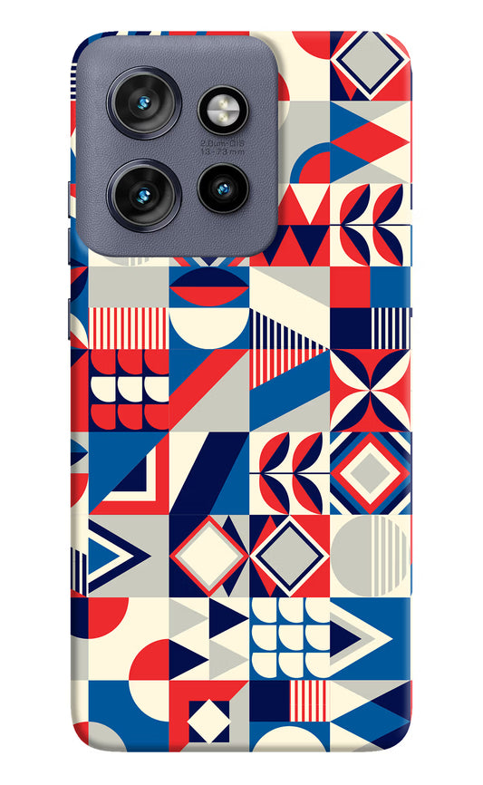 Colorful Pattern Moto Edge 50 Neo Hard Case Back Cover by Casekaro