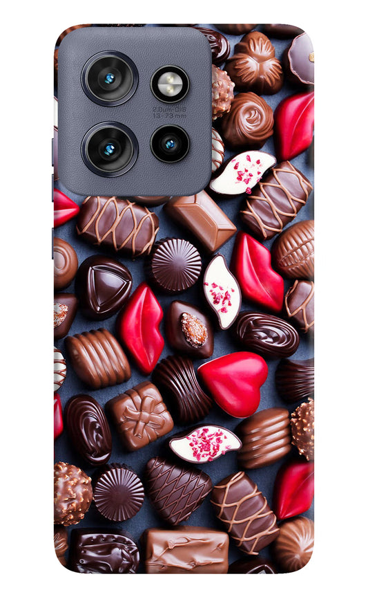 Chocolates Moto Edge 50 Neo Hard Case Back Cover by Casekaro