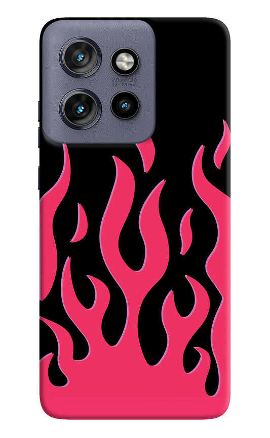 Fire Flames Moto Edge 50 Neo Back Cover