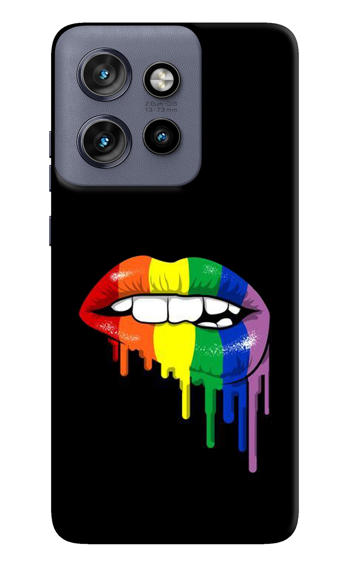 Lips Biting Moto Edge 50 Neo Back Cover