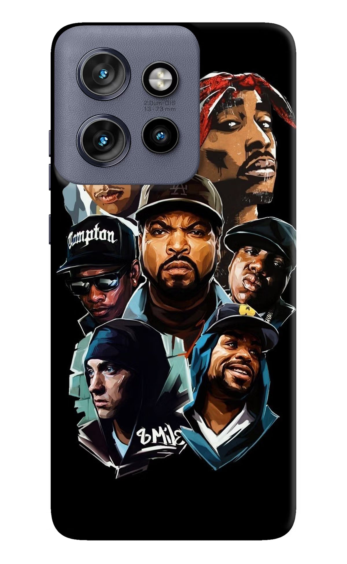 Rappers Moto Edge 50 Neo Hard Case Back Cover by Casekaro