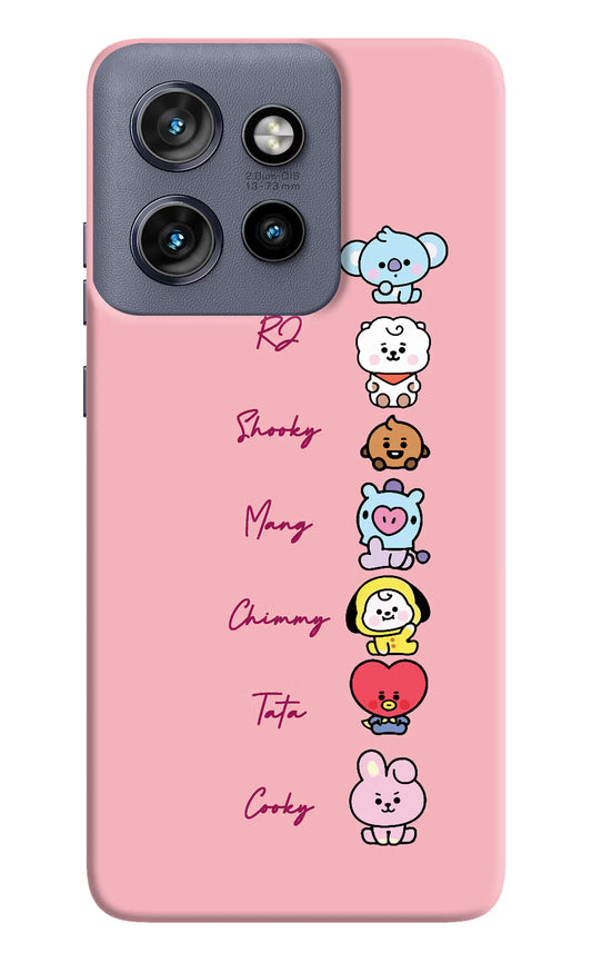 BTS names Moto Edge 50 Neo Hard Case Back Cover by Casekaro