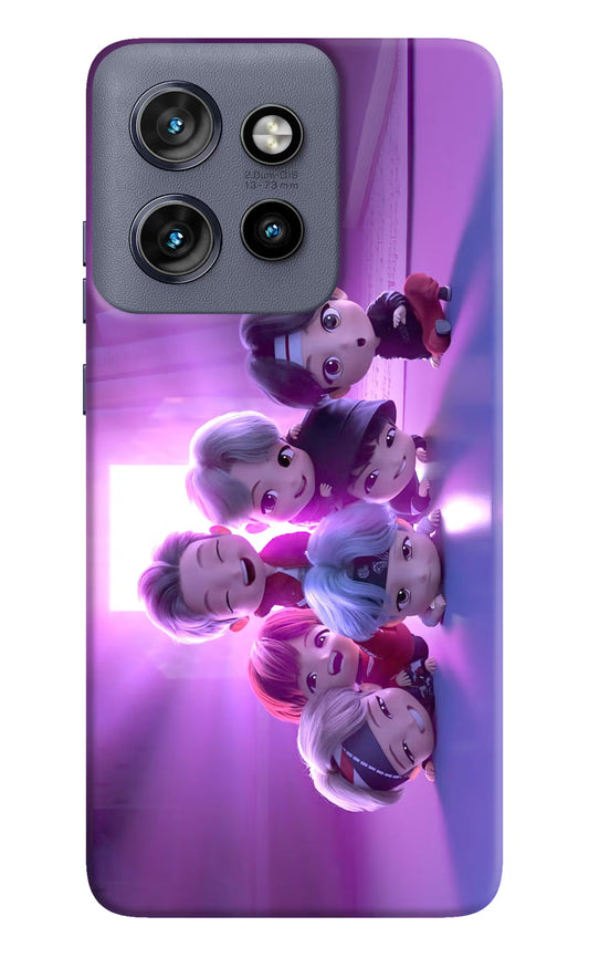 BTS Chibi Moto Edge 50 Neo Hard Case Back Cover by Casekaro