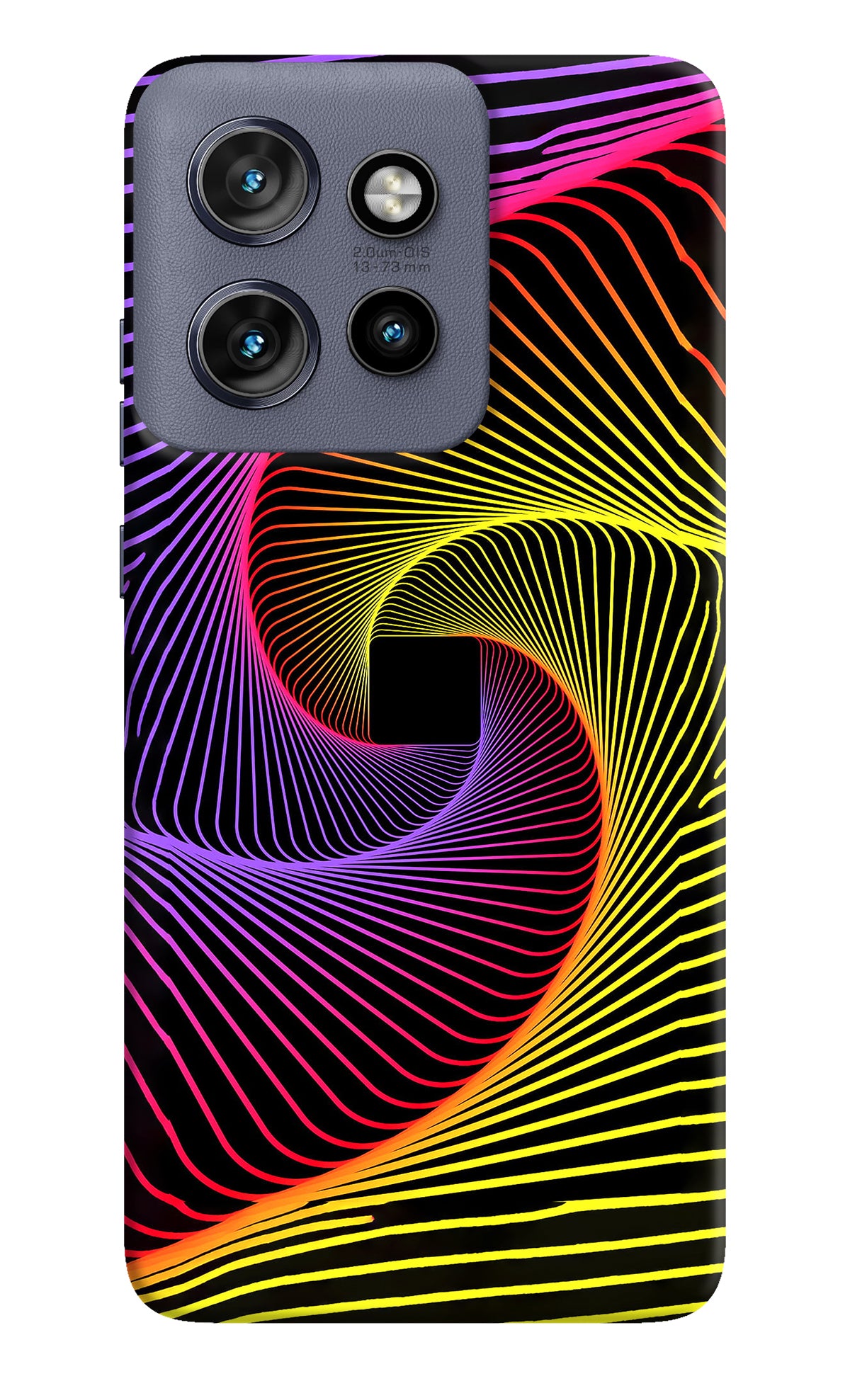 Colorful Strings Moto Edge 50 Neo Back Cover