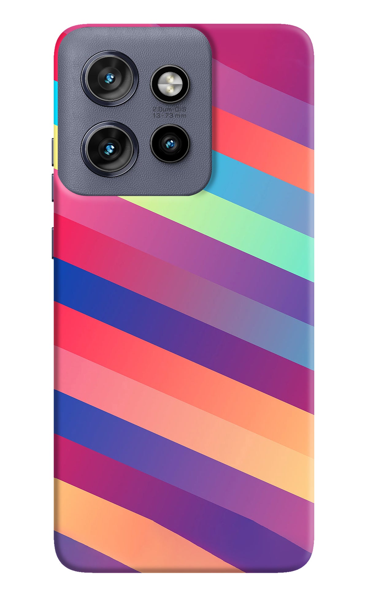 Stripes color Moto Edge 50 Neo Back Cover