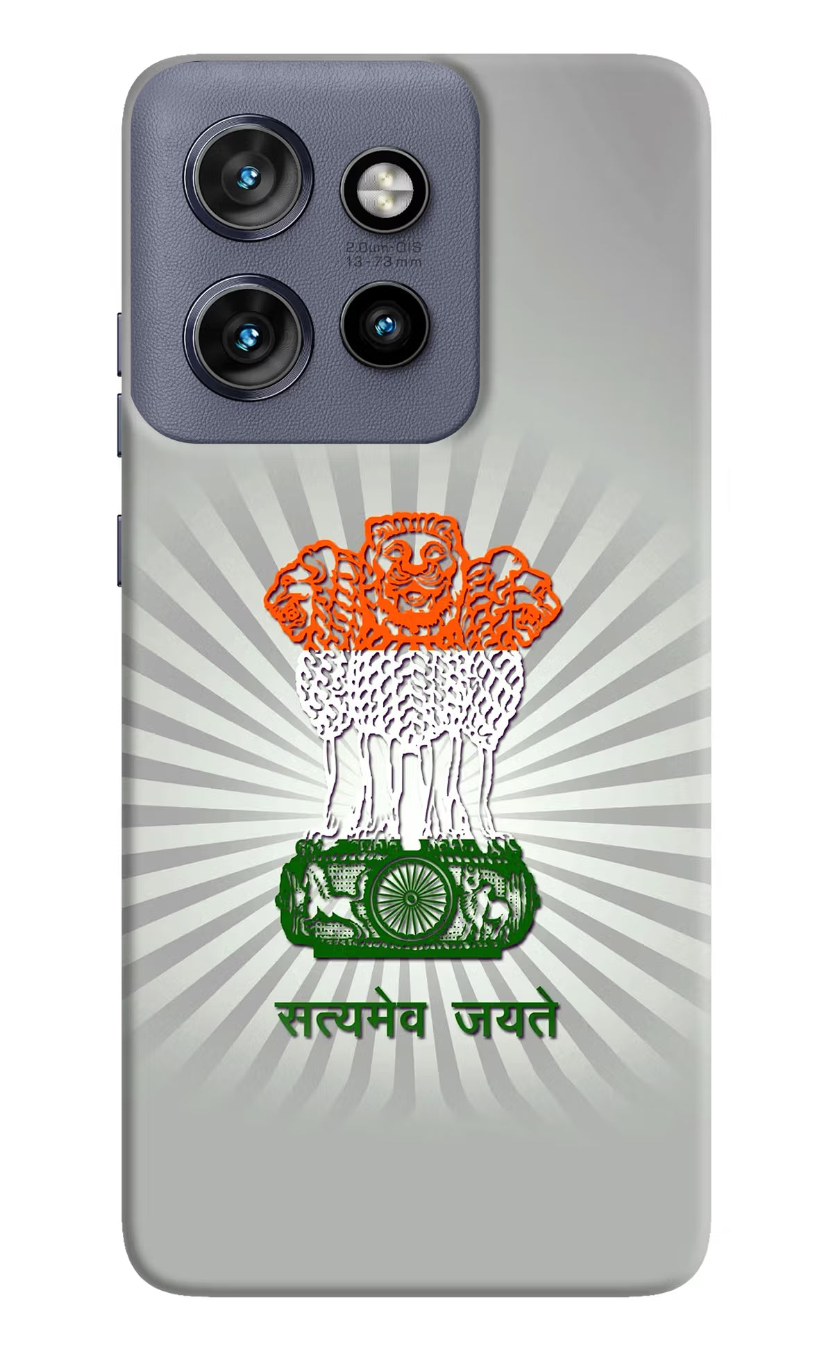 Satyamev Jayate Art Moto Edge 50 Neo Hard Case Back Cover by Casekaro