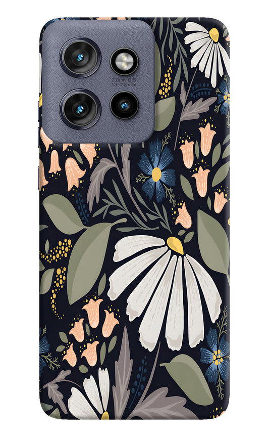 Flowers Art Moto Edge 50 Neo Hard Case Back Cover by Casekaro