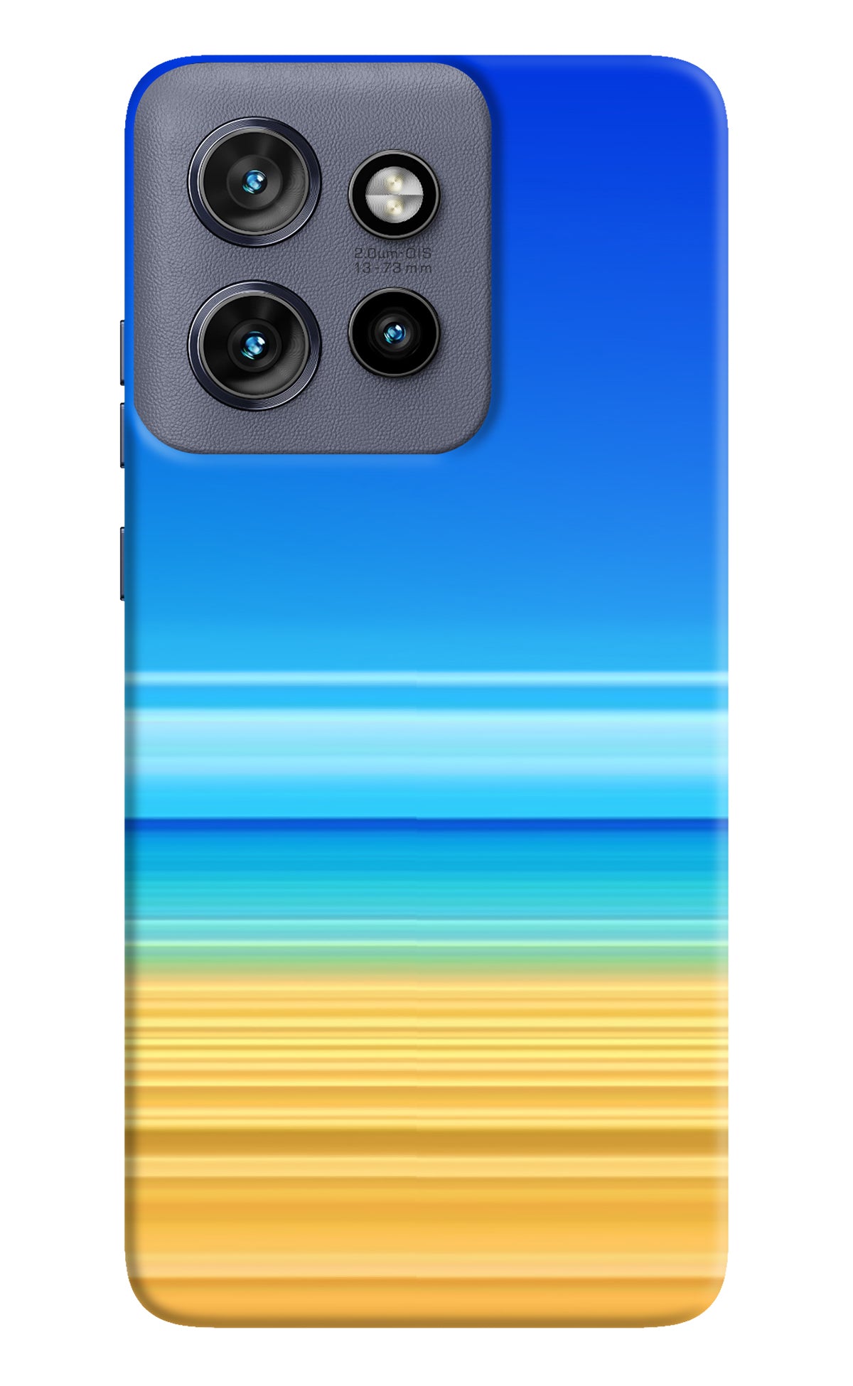 Beach Art Moto Edge 50 Neo Back Cover