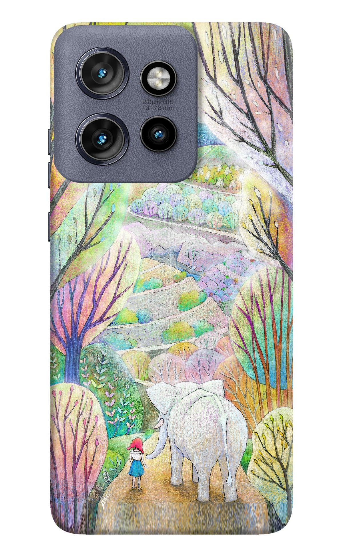 Nature Painting Moto Edge 50 Neo Back Cover