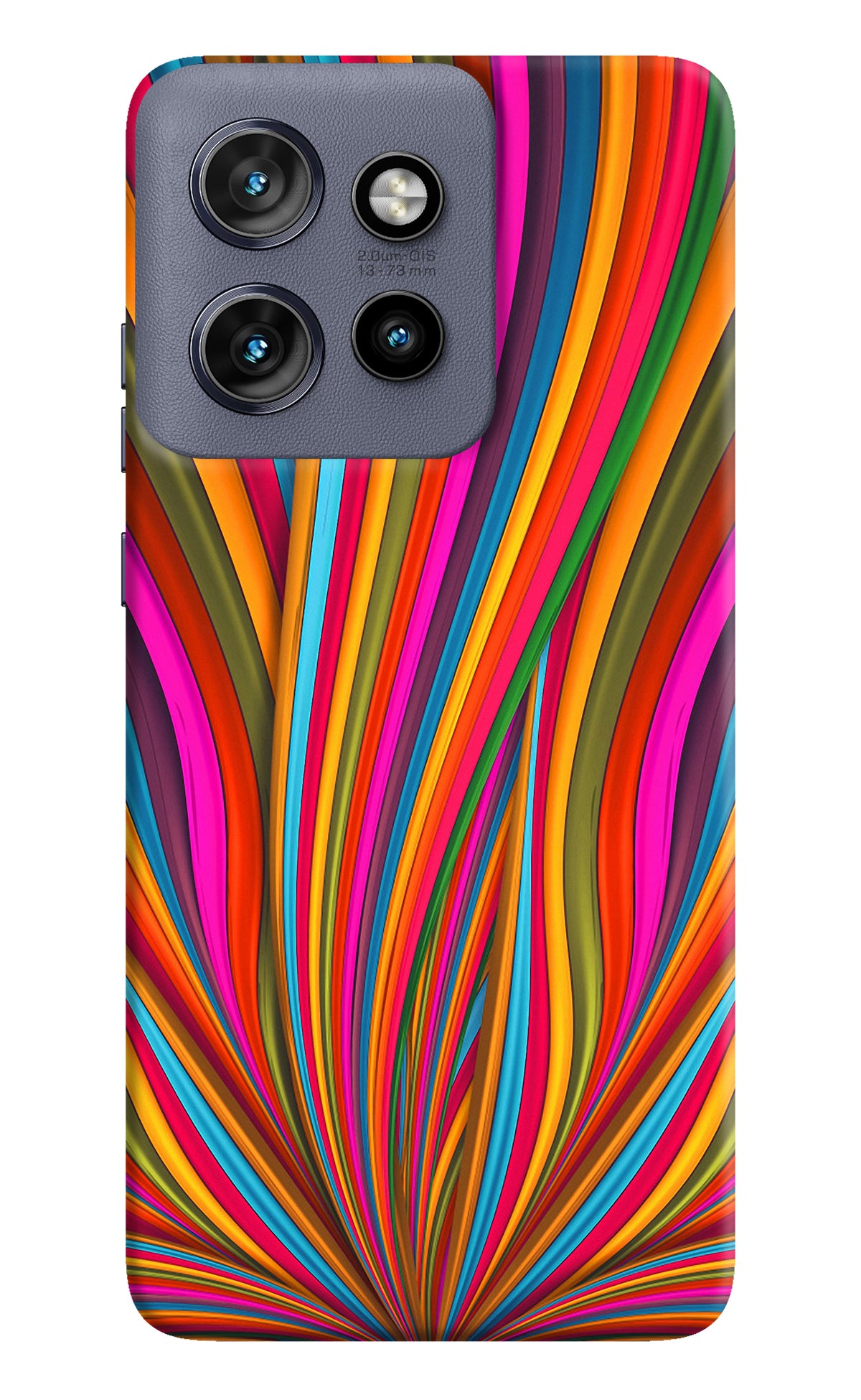 Trippy Wavy Moto Edge 50 Neo Back Cover