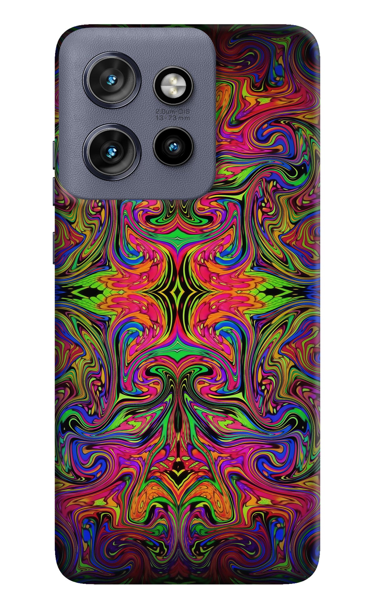 Psychedelic Art Moto Edge 50 Neo Back Cover