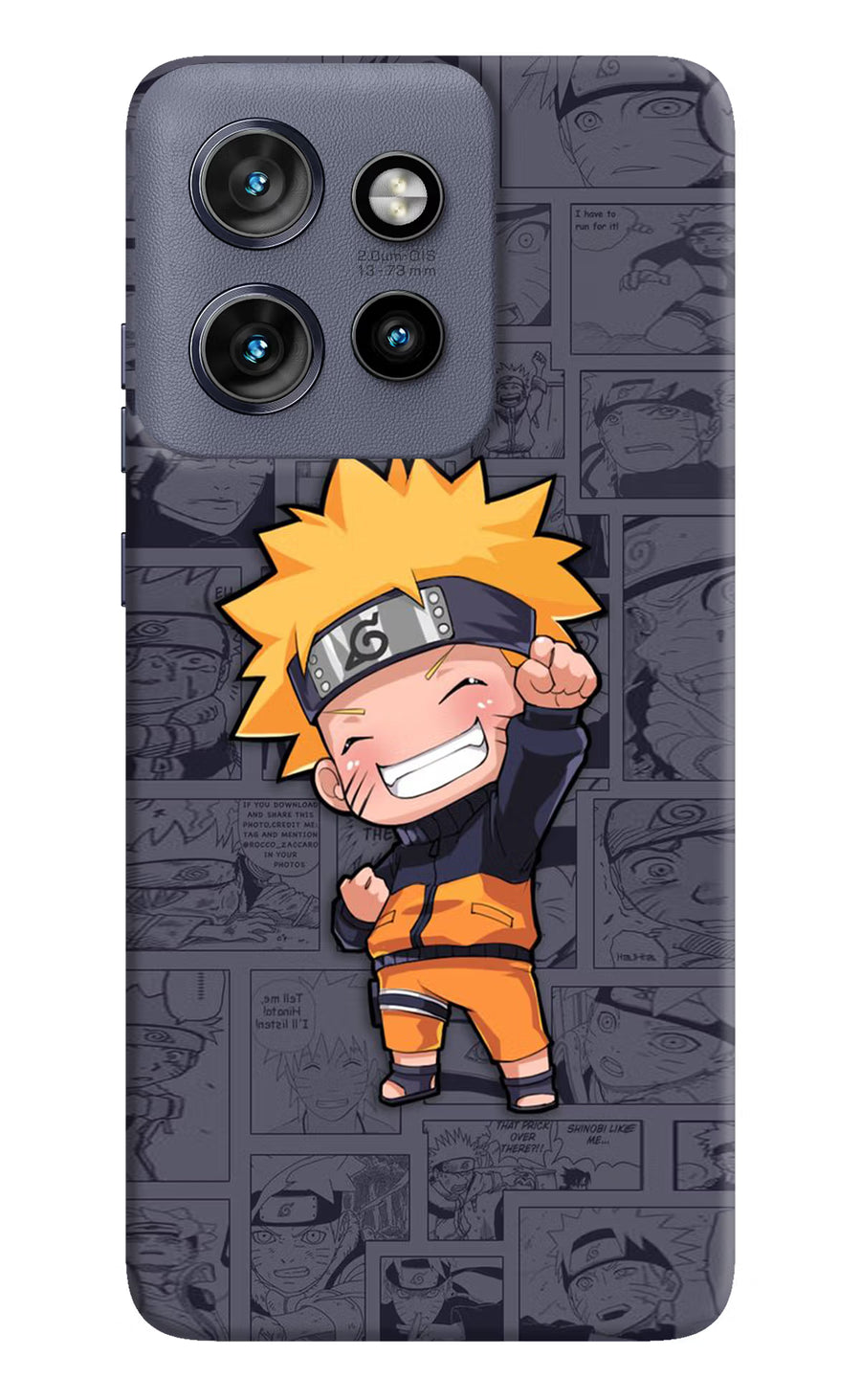 Chota Naruto Moto Edge 50 Neo Back Cover, Hard case