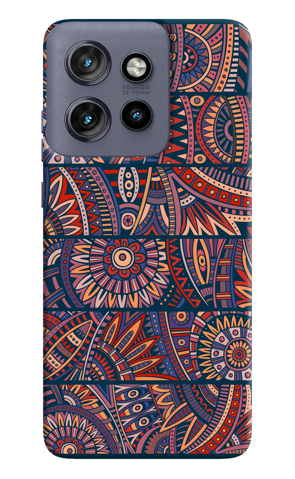 African Culture Design Moto Edge 50 Neo Back Cover