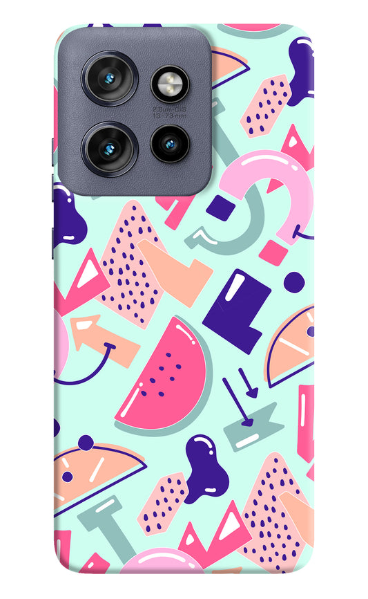 Doodle Pattern Moto Edge 50 Neo Back Cover