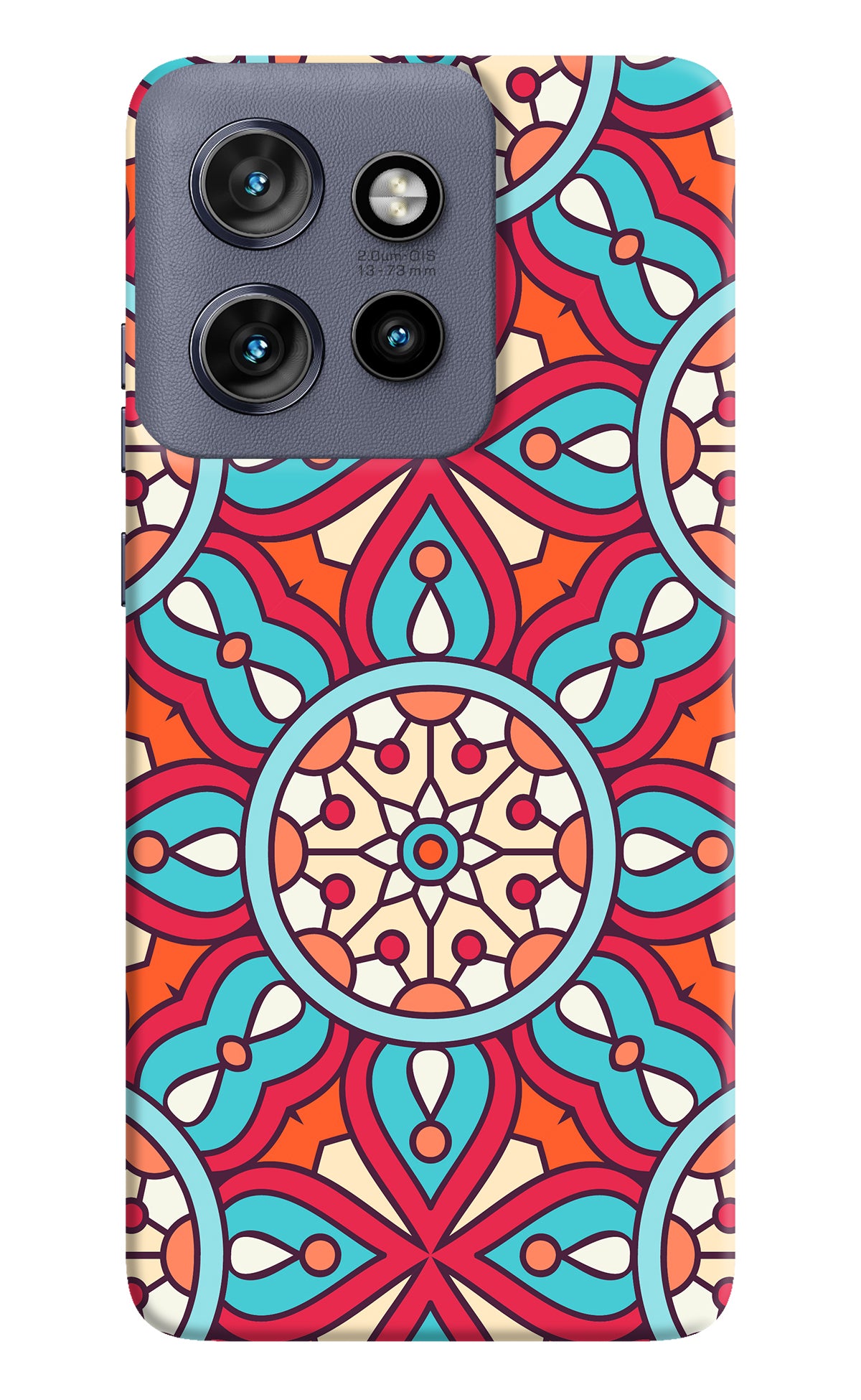 Mandala Geometric Moto Edge 50 Neo Back Cover