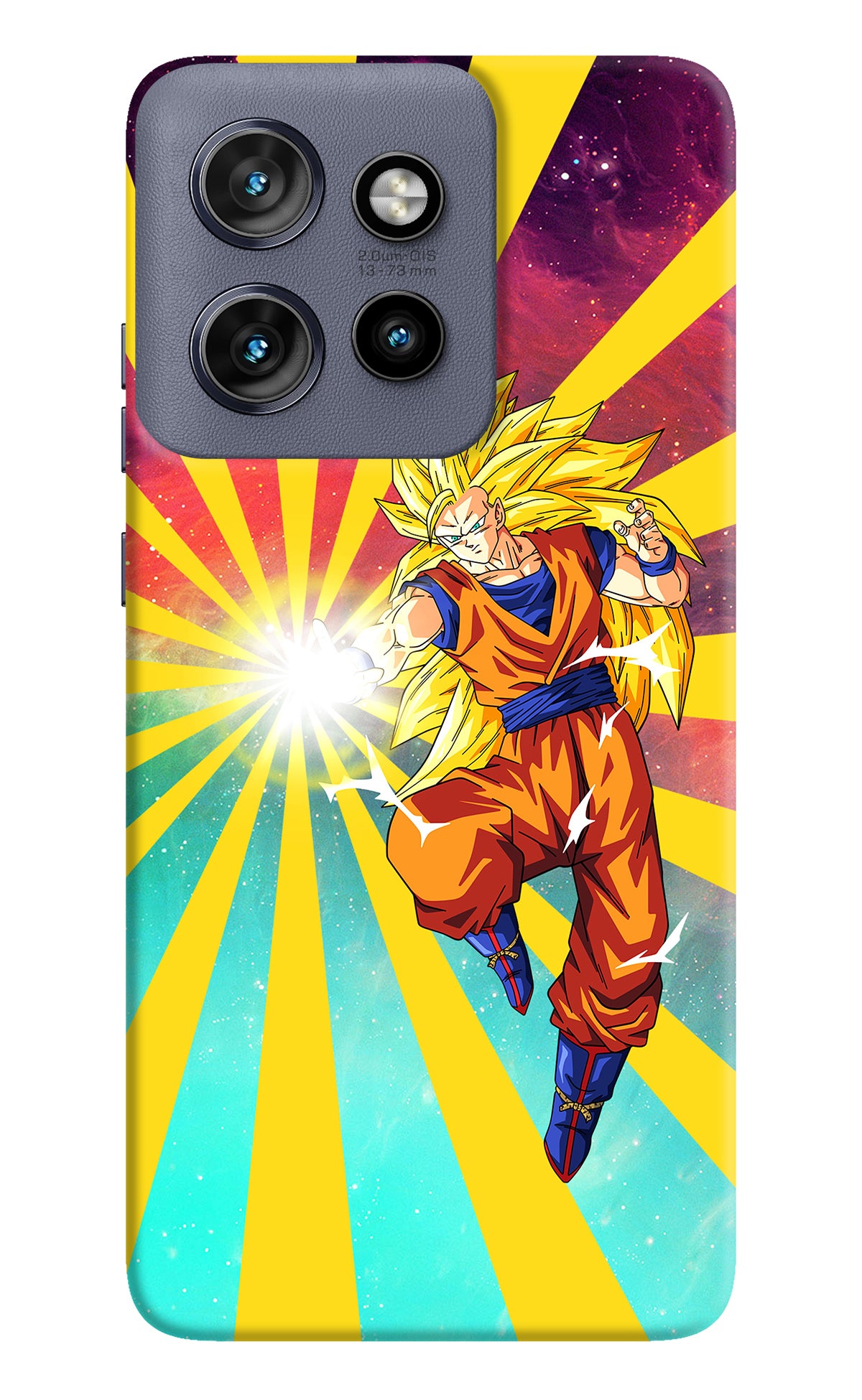 Goku Super Saiyan Moto Edge 50 Neo Back Cover