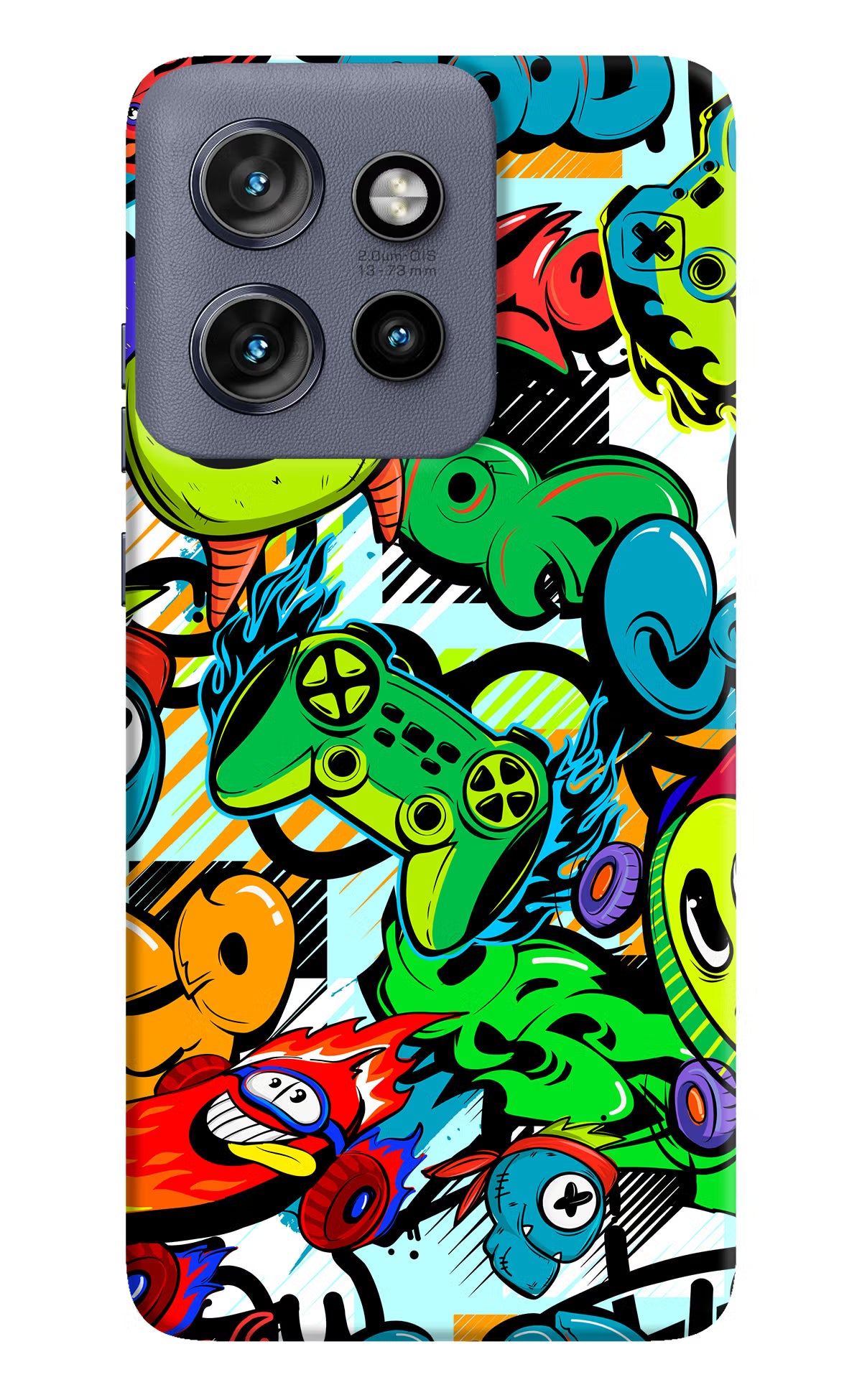 Game Doodle Moto Edge 50 Neo Hard Case Back Cover by Casekaro