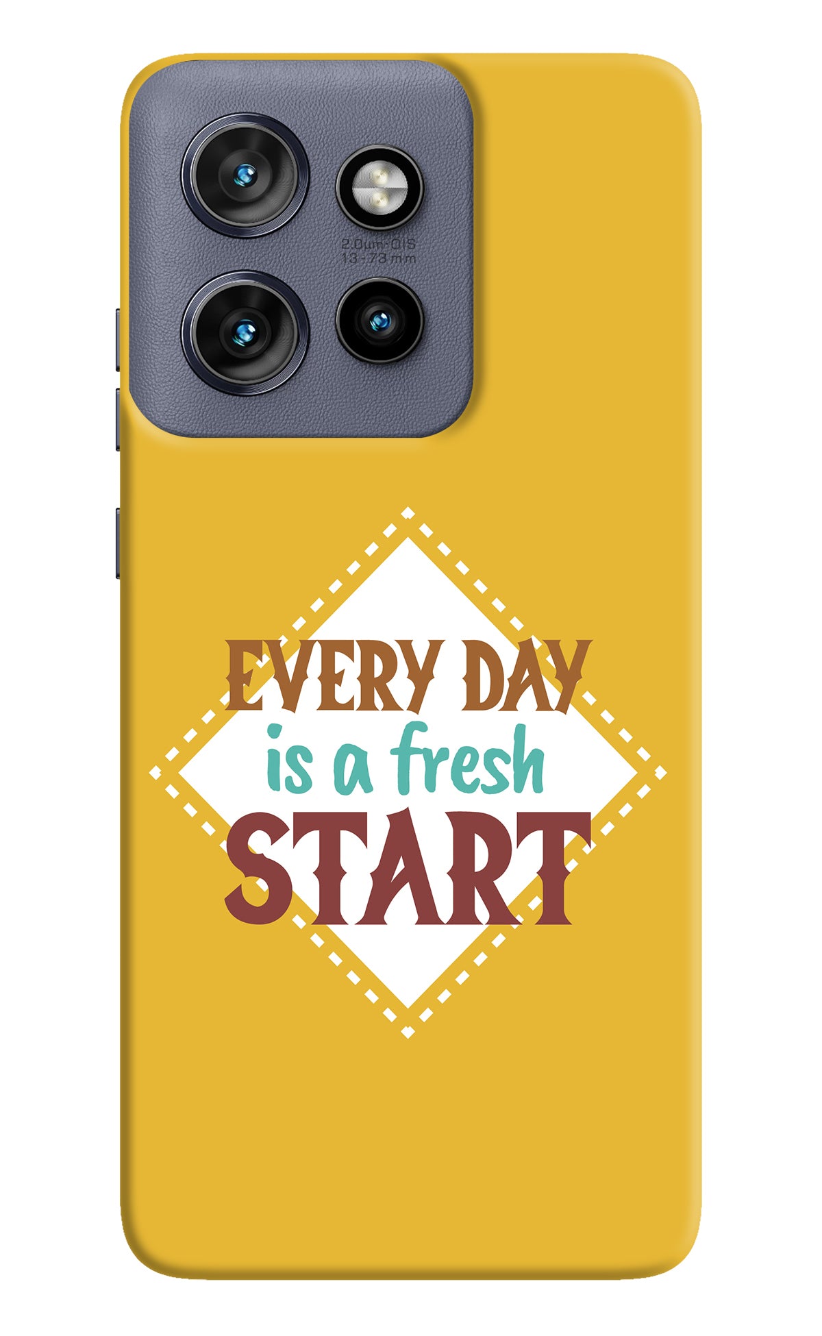 Every day is a Fresh Start Moto Edge 50 Neo Back Cover